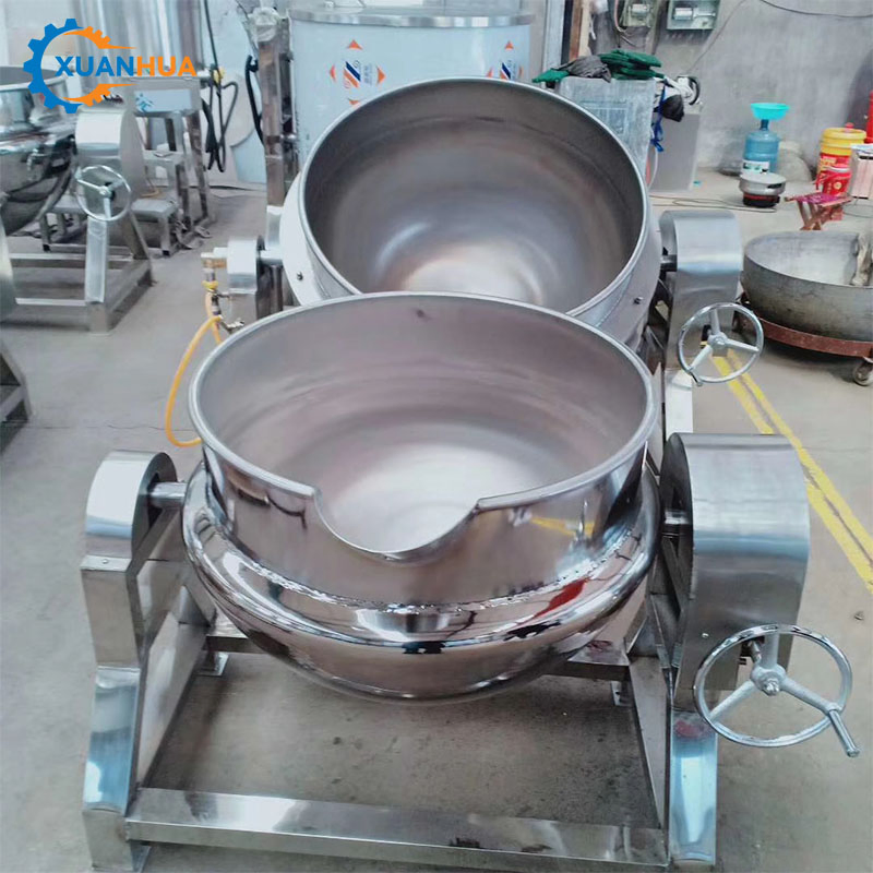 Electric Double Bottom Stainless Pan Insulation Jacket Boiler Steel Steam Jacketed Boiler