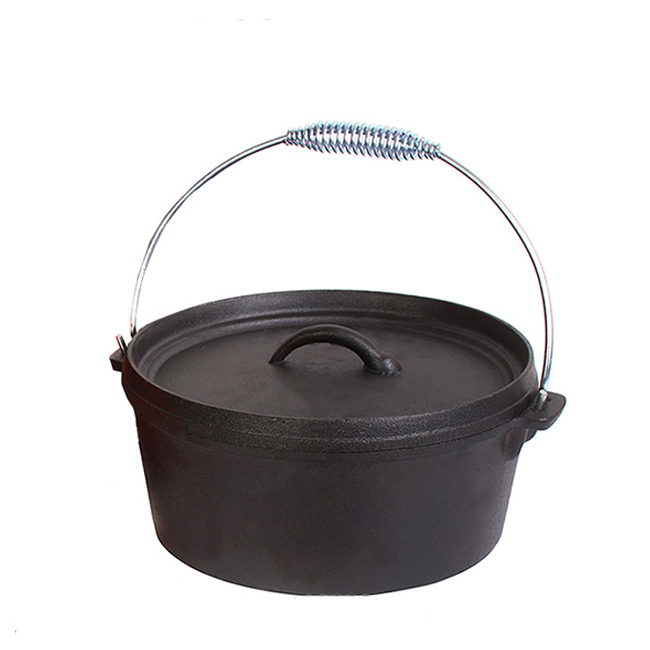 Heavy Duty Dutch Oven With Premium Cast Iron Core Durable Enameled Finish Excellent Heat Retention Wide Comfort Handles