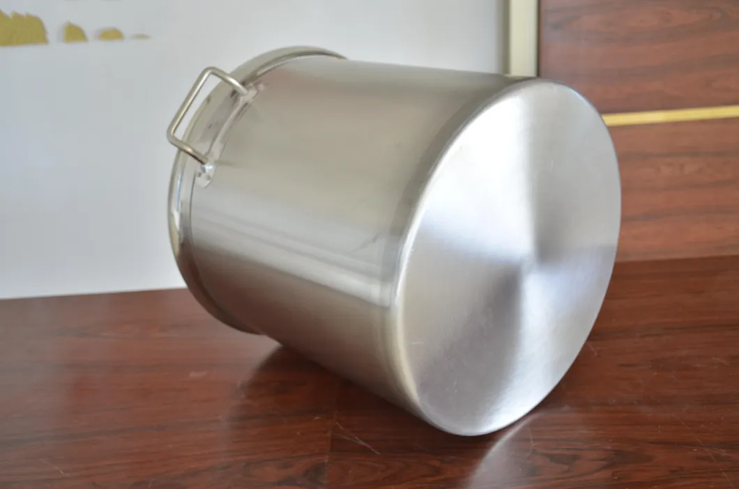 21L Professional Grade Stainless Steel Stock Pot for Chefs