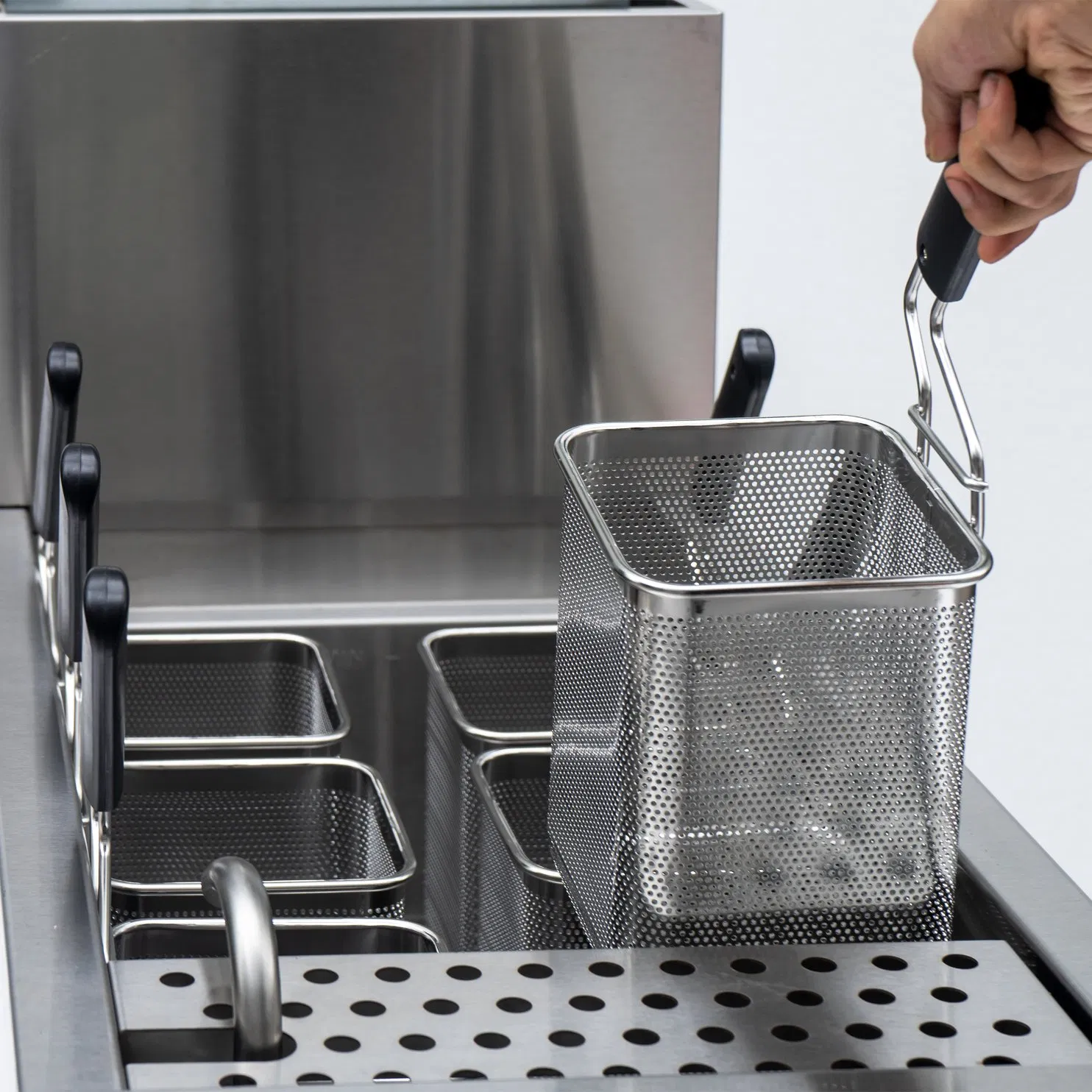 Restaurant Grade Commercial Cooking Equipment Double Tanks Pasta Noodle Cooker Boiler in Stainless Steel for Catering