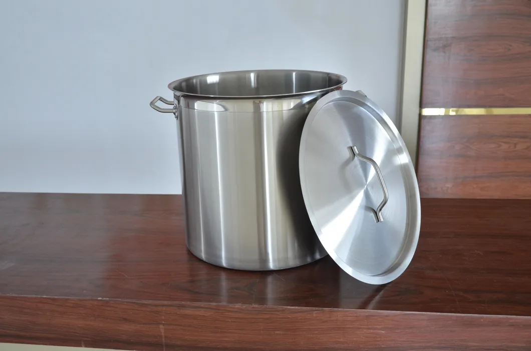 21L Professional Grade Stainless Steel Stock Pot for Chefs