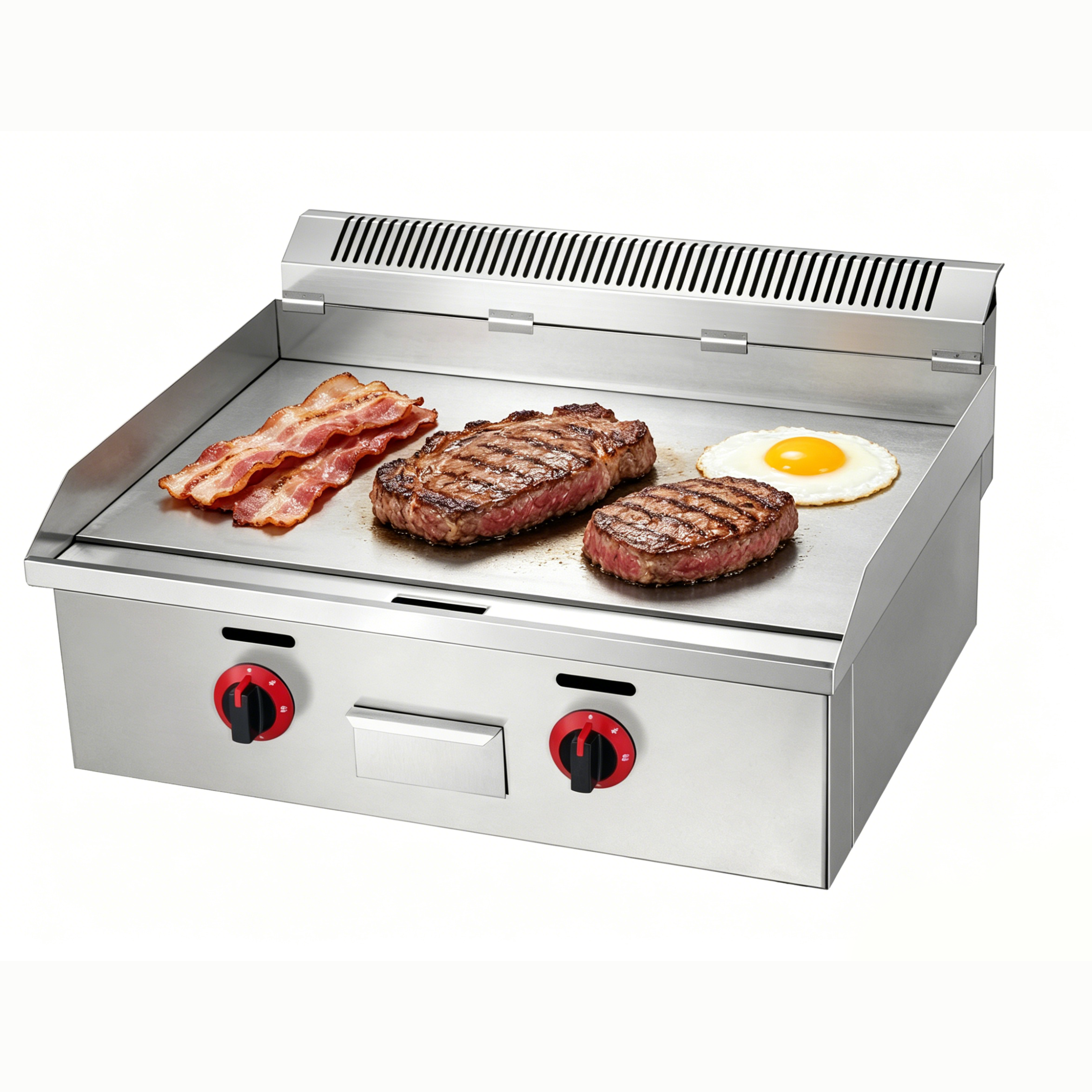 Professional Stainless Steel Non-Stick Grill Griddle Commercial Gas Grill Griddle Countertop Flat Top Gas Griddle Grill