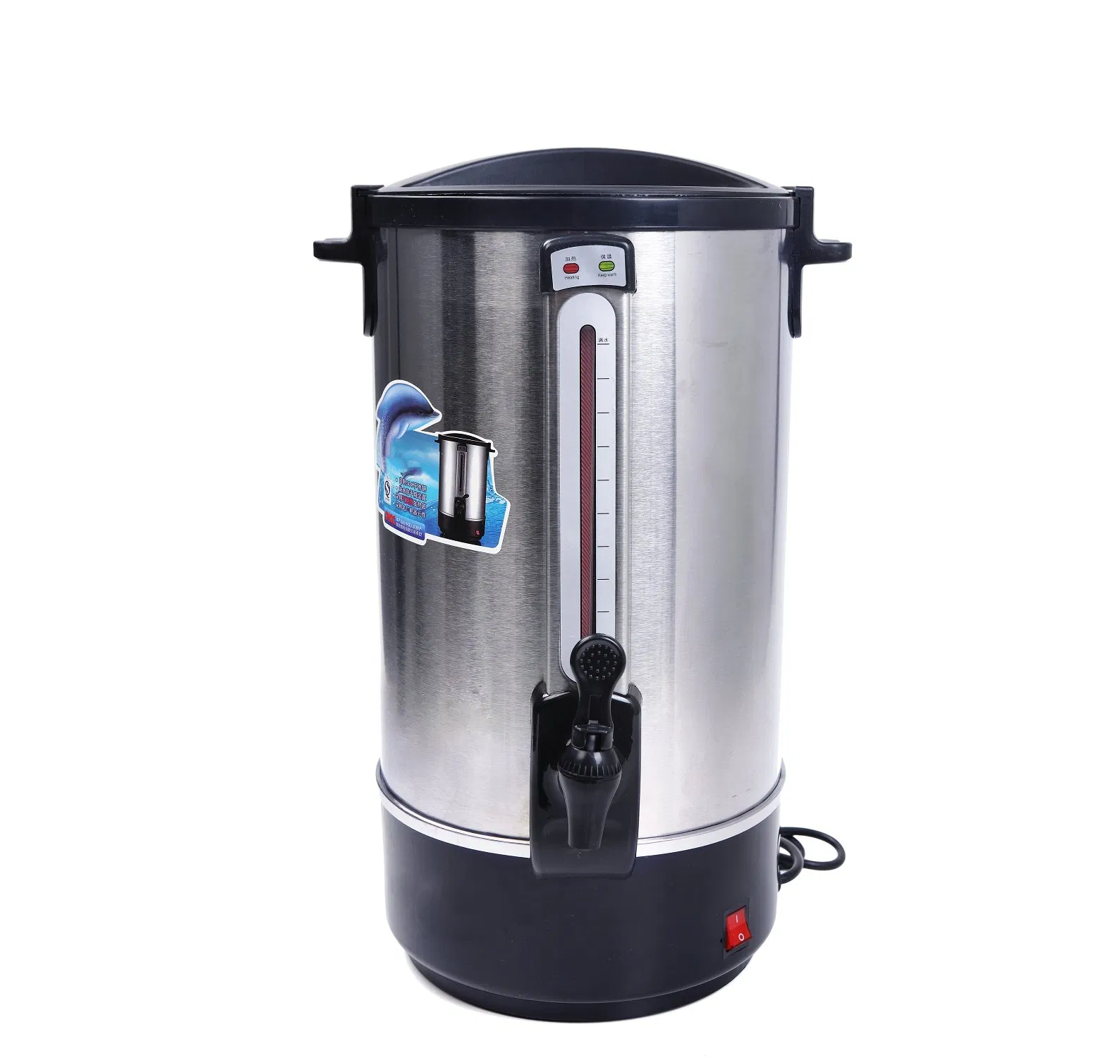 10L Electric Heater Stainless Steel Hot Water Coffee Boiler Double Wall Coffee Brewer