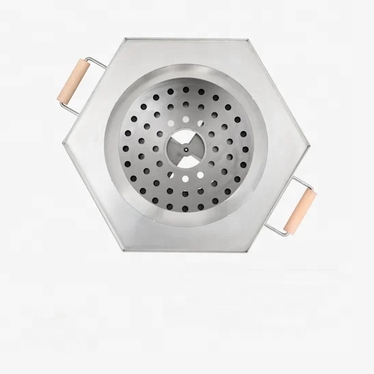 Outdoor Garden Solo Stainless Steel Bonfires Brazier Smokeless Stove Fire PitCharcoal Portable Camping Fire Pit
