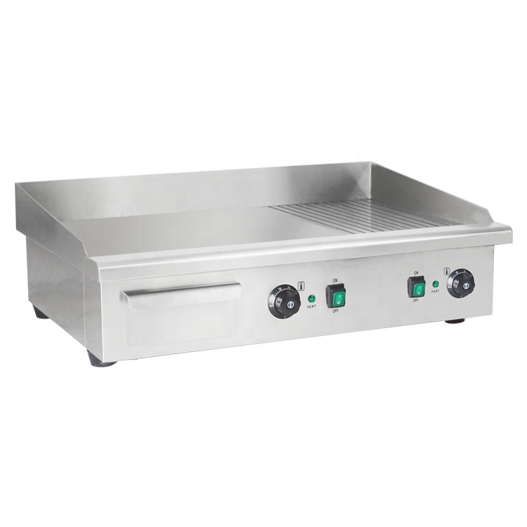 Restaurant Other Hotel Kitchen Equipment Commercial Electric Griddle Half Griddle and Half Grill
