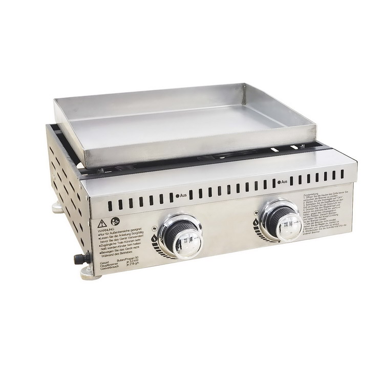French Gas Plancha Grill View