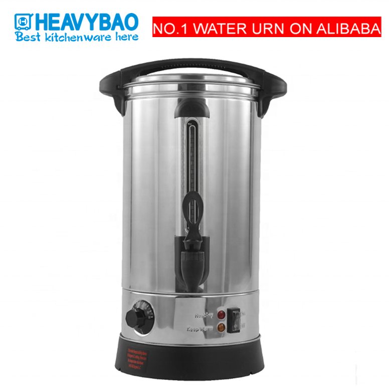 Heavybao Stainless Steel 6.8L Double Wall Mulled Wine Water Boiler Electric Urn