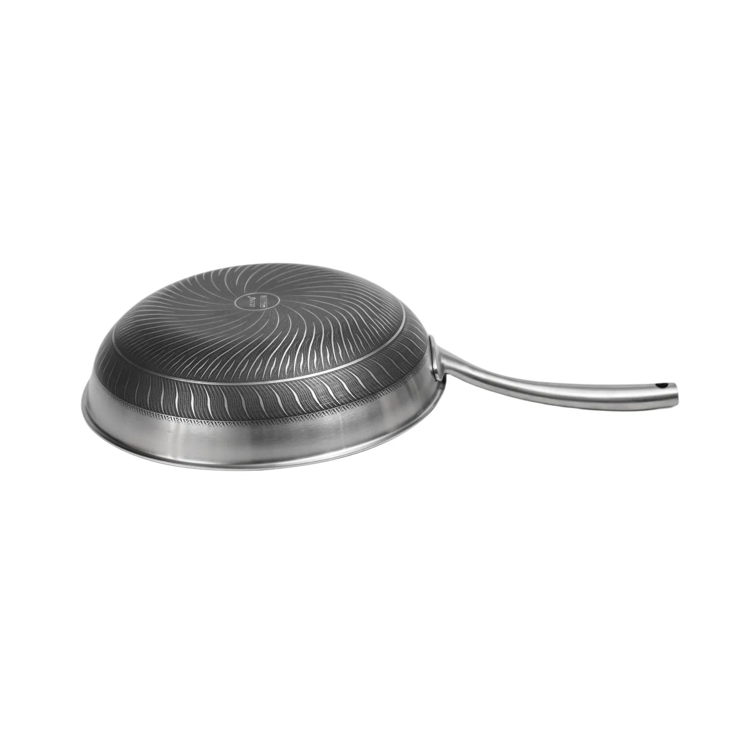 Factory Outlet Stainless Steel Cookware Non-Stick Double Layers Honey Comb Coating 30cm Wok