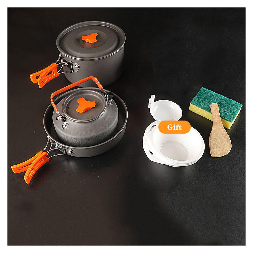 Multifunctional Portable Camping Cooking Cookware Cooking Set for Outdoor