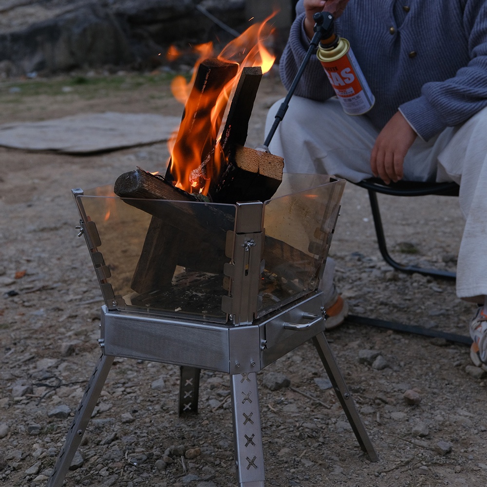Premium Stainless Steel Barbecue Cooking Brazier for Outdoor Gatherings