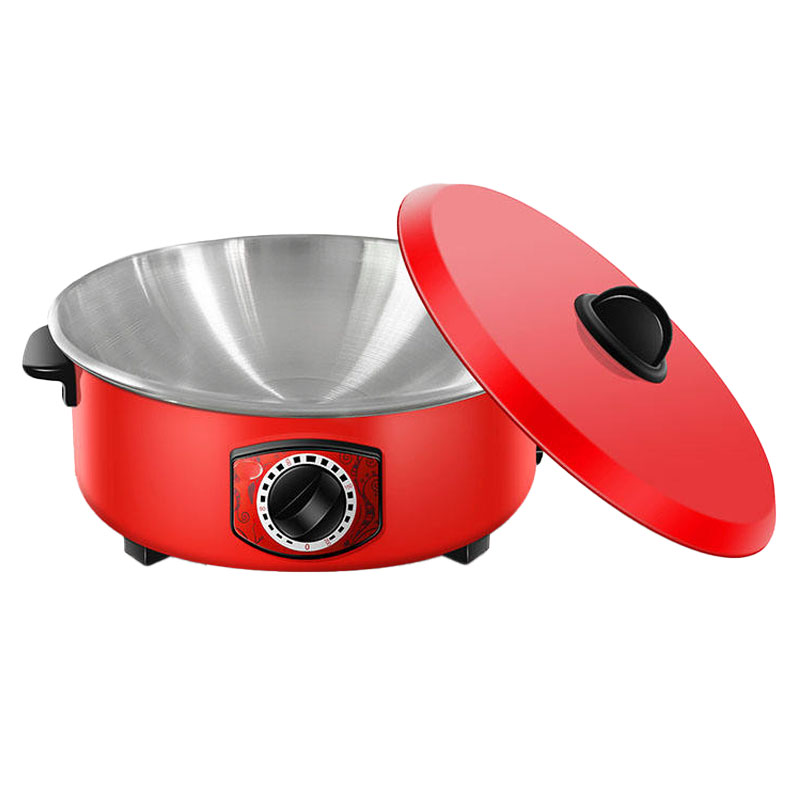 Factory Wholesale OEM/ODM Stainless Steel Non-Stick Coating Electric Skillet Auto-Thermostat Control for Household Hotel Use