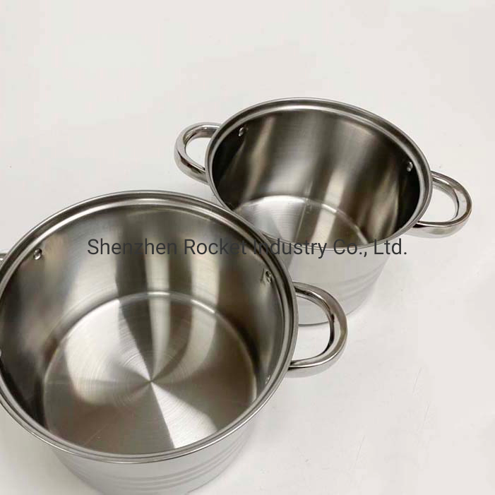New Arrival 8PCS Stainless Steel Cooking Stock Pot