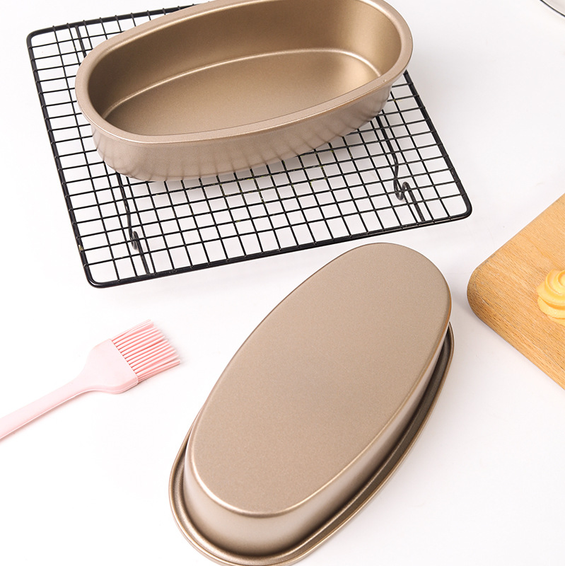 Oven Bakeware Rectangle 8 Inch Durable Food Grade Nonstick Coating Carbon Steel Toast Mold Cake Bread Loaf Pan