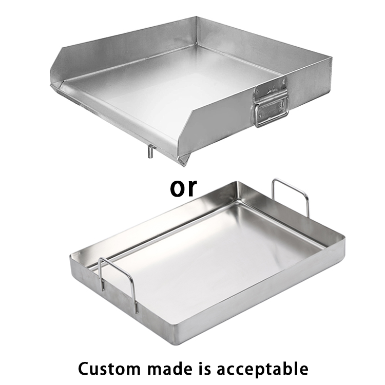 Factory OEM Mexican Cookwares Stainless Steel Commercial Outdoor BBQ Barbecue Plancha Grill Gas Frying Griddle Pan Plancha Grill
