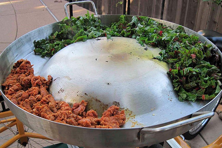 Heavy Duty Stainless Steel Concave Or Convex Mexican Frying Wok Cowboy Grill Comals Para Tacos