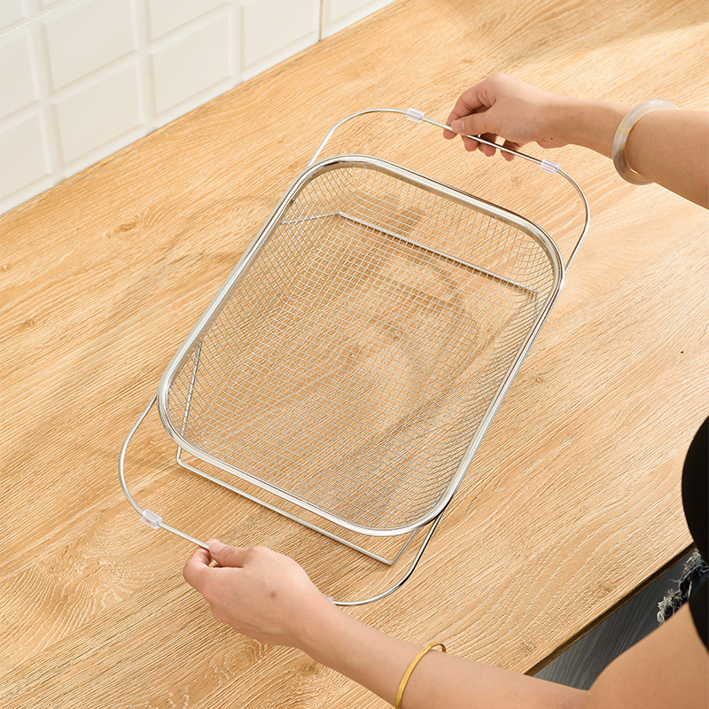Durable Sink Basket Heat Resistant Drainer Stainless Steel Expandable Colander Mi24511
