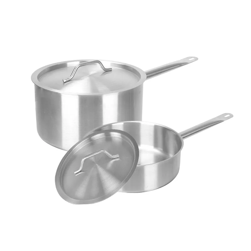 Durable Stainless Steel Saucepan Bottom View
