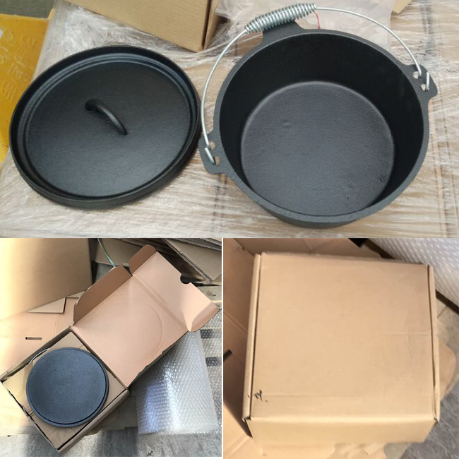 Heavy Duty Dutch Oven With Premium Cast Iron Core Durable Enameled Finish Excellent Heat Retention Wide Comfort Handles