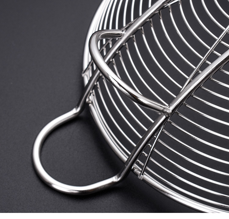 Stainless Steel Slotted Mesh Ladle Strainer for Skimmer Colander Skimming Spoon Kitchen Tools