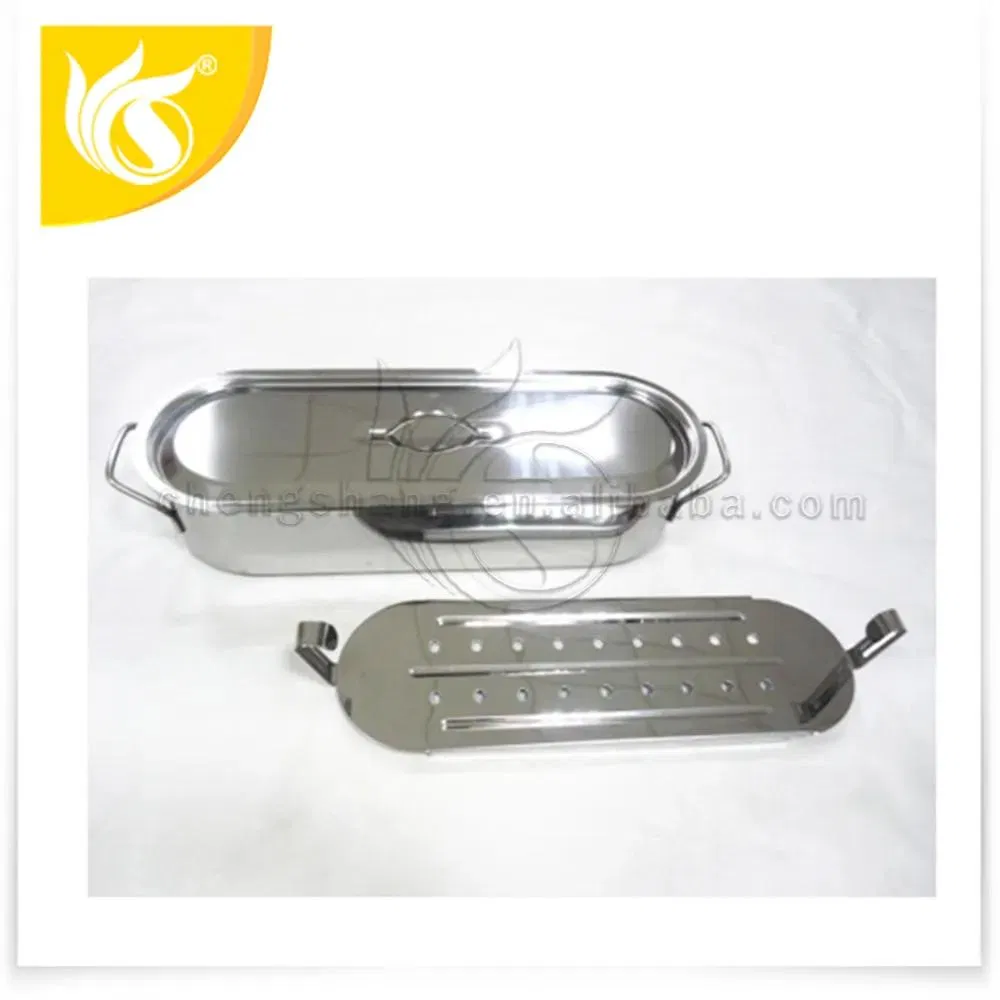 Stainless Steel Fish Roast Pan with Lid
