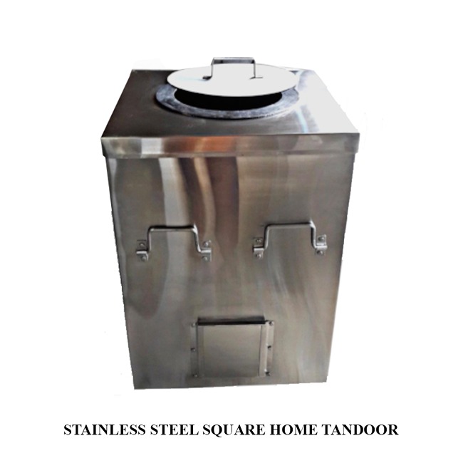 Wholesale Stainless Steel Outdoor Cookware Set Dutch Oven Square Tantoor BBQ Camping Gas Induction Ready Silver Available