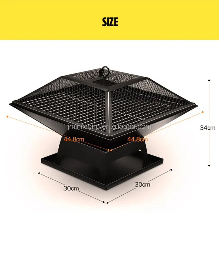 Garden DIY Fire Pit Table 6