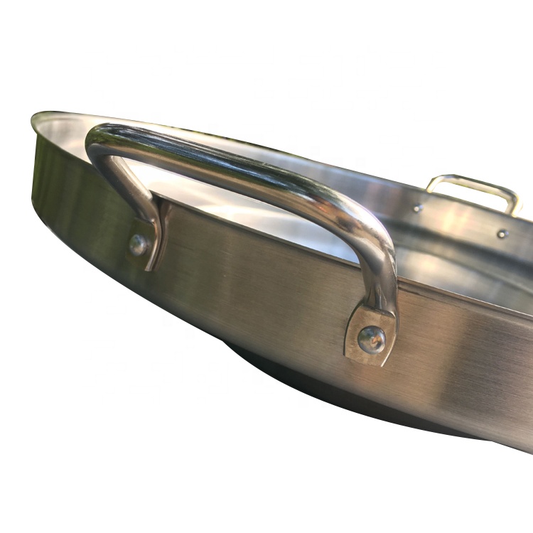 Heavy Duty Stainless Steel Concave Or Convex Mexican Frying Wok Cowboy Grill Comals Para Tacos