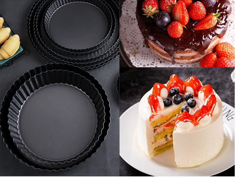 Pizza Round Palas Shallow Aluminum Alloy Cake Biscuit Non-Stick Pizza Pan Set