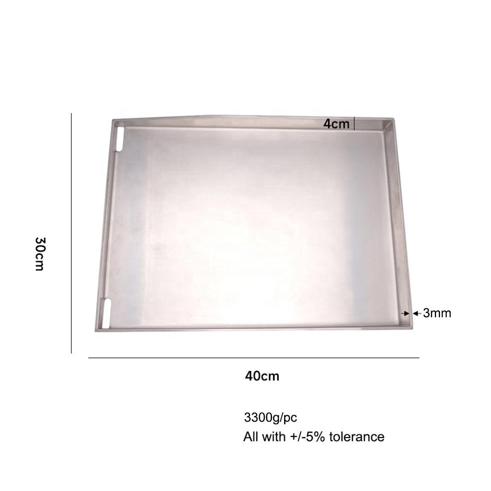 Stainless Steel Griddle Detail 3