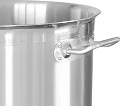 05 Style Tall Body Cookware Stainless Steel Stock Pot with Compound Bottom