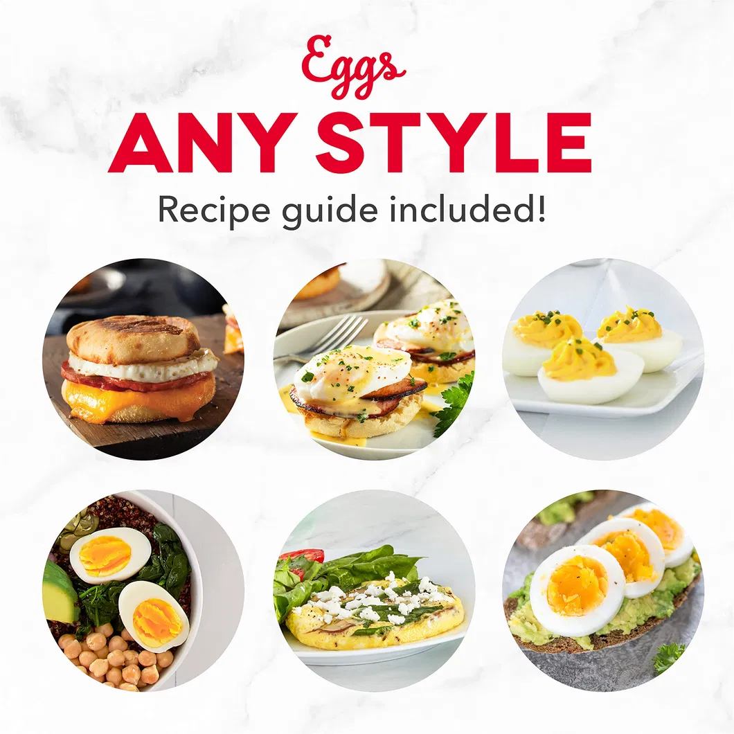 Hard Boiled Poached 7 Egg Capacity Express Electric Egg Cooker Boiler