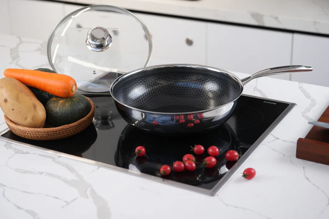 Stainless Steel Wok Detail 6