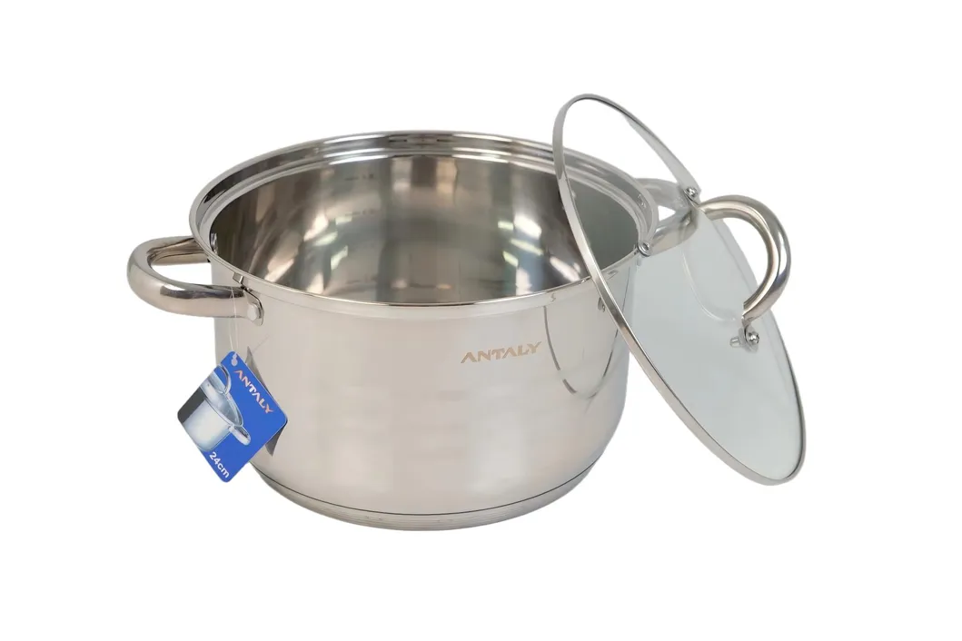 Thickened Induction Bottom Kitchenware Stainless Steel Stock Pot