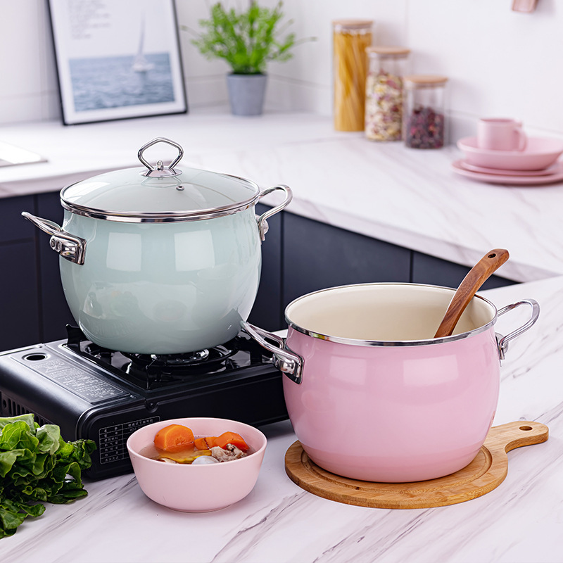 Enamel Stew Pot Main View