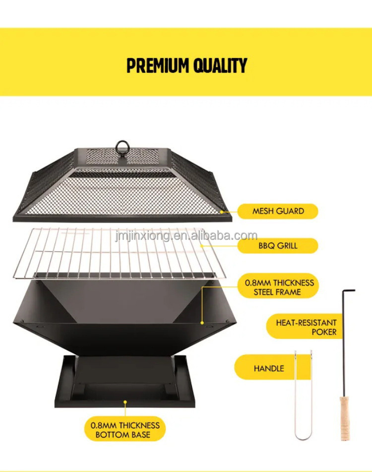 Garden DIY Fire Pit Table 5