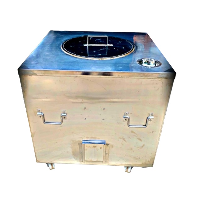 Wholesale Stainless Steel Outdoor Cookware Set Dutch Oven Square Tantoor BBQ Camping Gas Induction Ready Silver Available