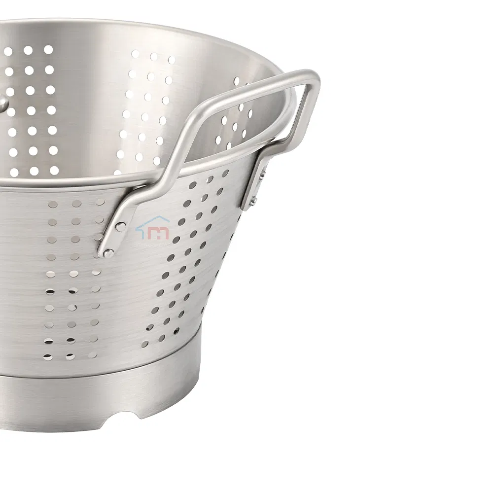 Xiangsheng Kitchenware Stainless Steel Round Basket Colander Wash Fruit Wire Mesh