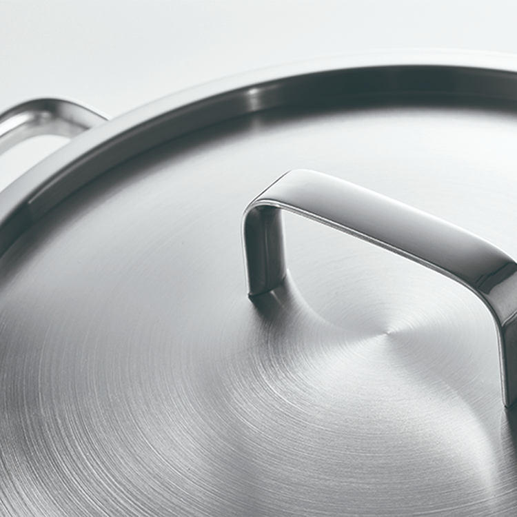 Multipurpose Nonstick Pan Deep Frypan Cookwar Triply Clad Bottom Stainless Steel Deep Frying Pans Saute Pan with Cover