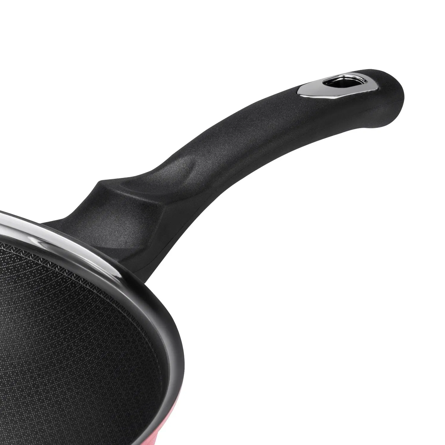 Best Seller Cookware Stainless Steel Non-Stick Eterna Coating Ceramic Outer Layer 32cm Wok