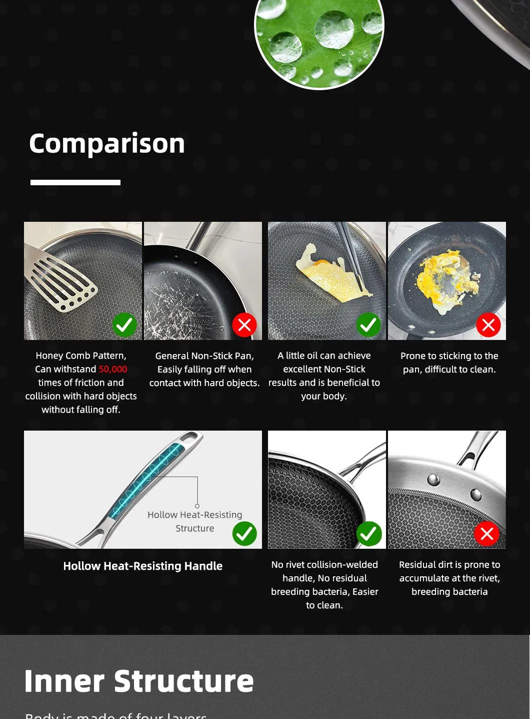 Stainless Steel Wok Detail 10