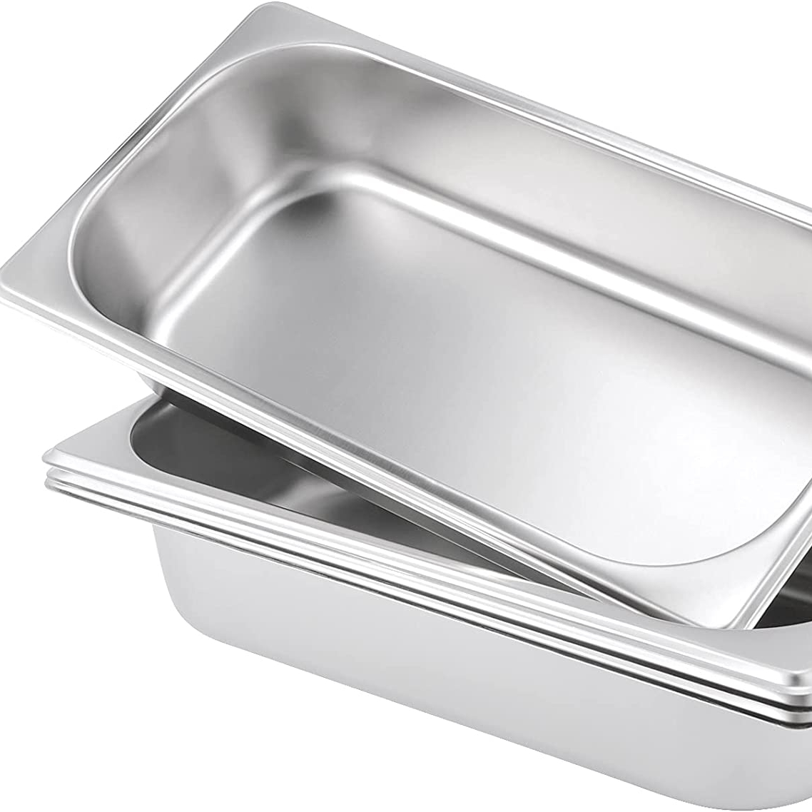 GN Pan Stainless Steel Gastronorm Containers Food Storage Hotel GN Pan With Stainless Lid Customized