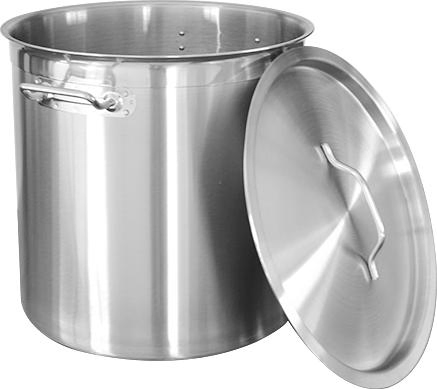 05 Style Tall Body Cookware Stainless Steel Stock Pot with Compound Bottom