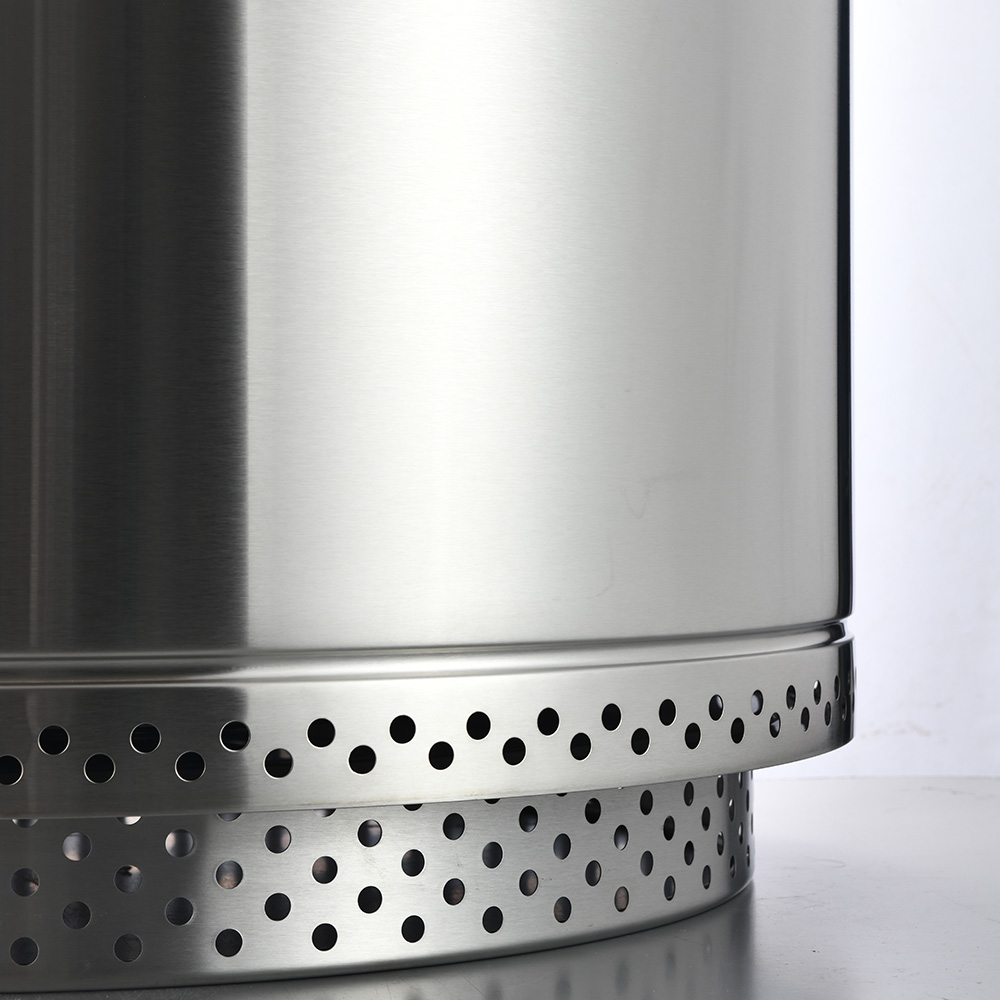 Stainless Steel 304 Outdoor Bonfires Brazier Stove Smokeless Camping Fire Pit Portable Wood Burning Lightweight Fireplace
