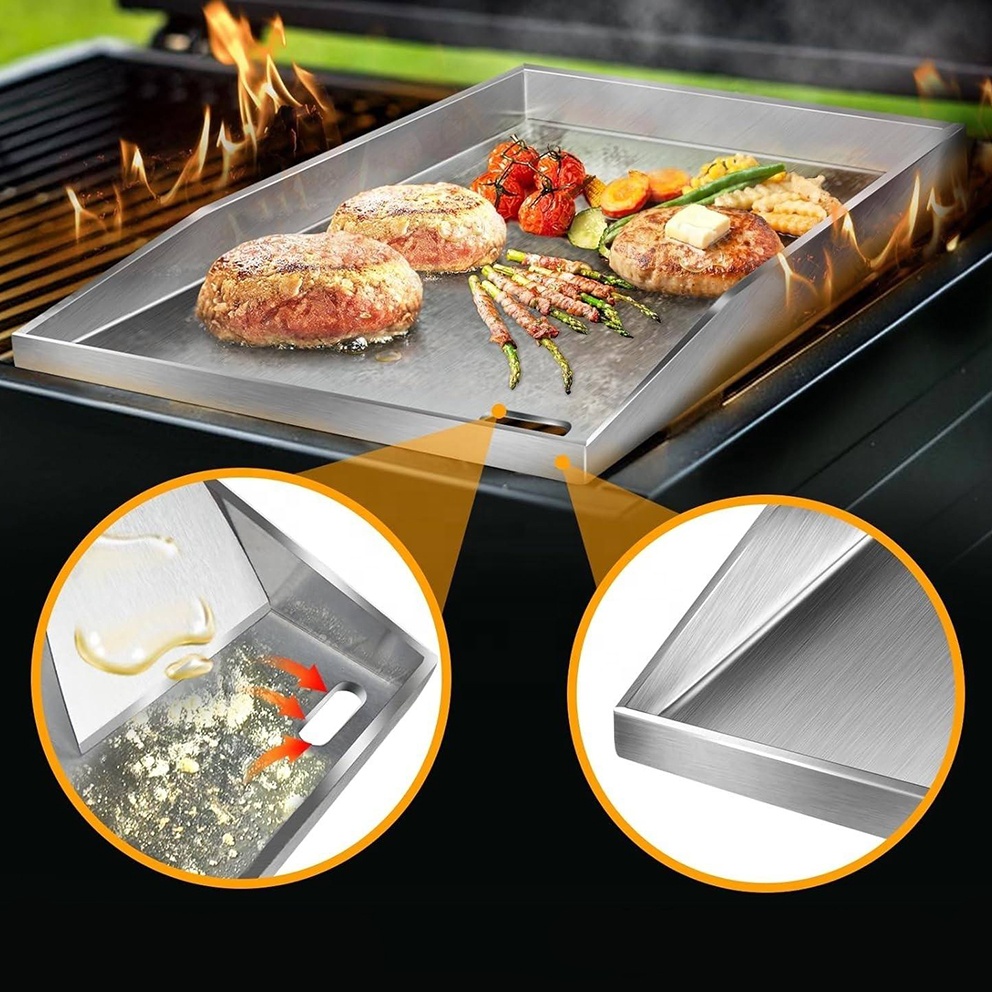 Stainless Steel Griddle Detail 7