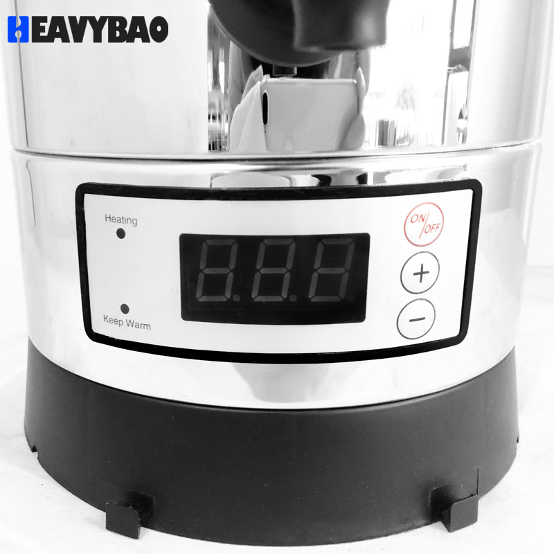 Heavybao CE Electric Temperature Control Stainless Steel Warmer Heating Water Boiler Urn