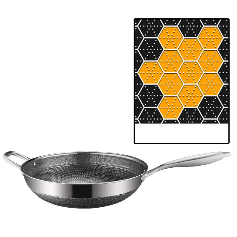 316 Stainless Steel Wok