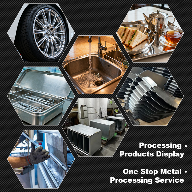 Hygienic Stainless Steel Kitchen Pan With Multiple Compartments Expert Steel Sheet Metal Fabrication