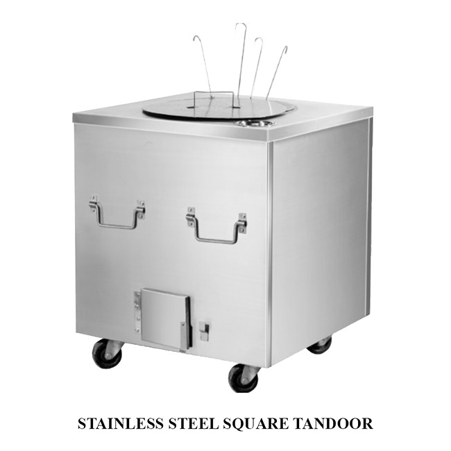 Wholesale Stainless Steel Outdoor Cookware Set Dutch Oven Square Tantoor BBQ Camping Gas Induction Ready Silver Available