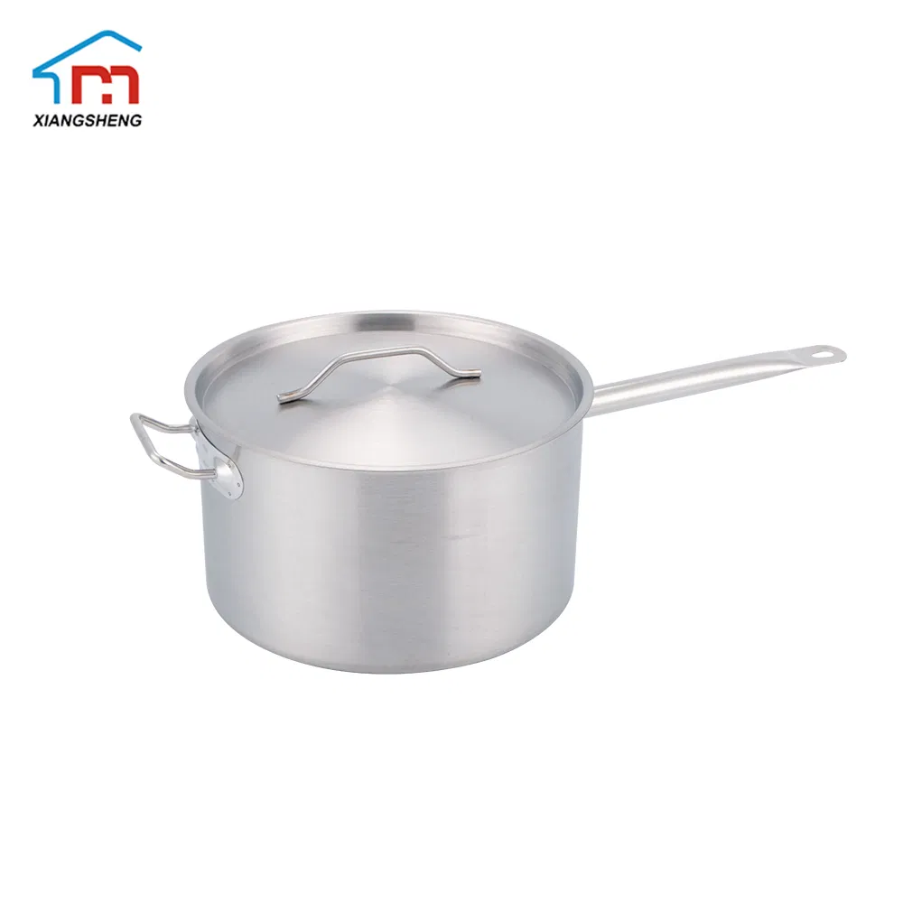 Xiangsheng 10L Stainless Steel Stock Pot with Single Long Handle