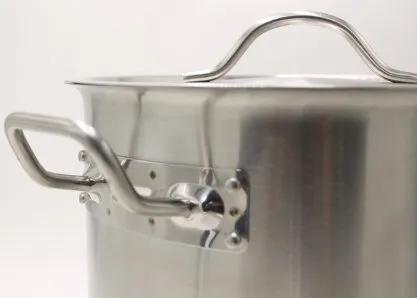 Stay-cool Handle of 03 Style Stainless Steel Kitchen Equipment Steamer Induction Stock Pot